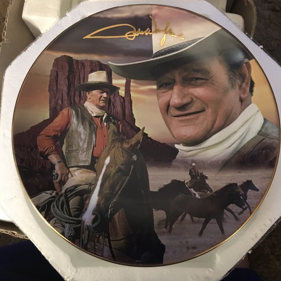 John Wayne collectors plate